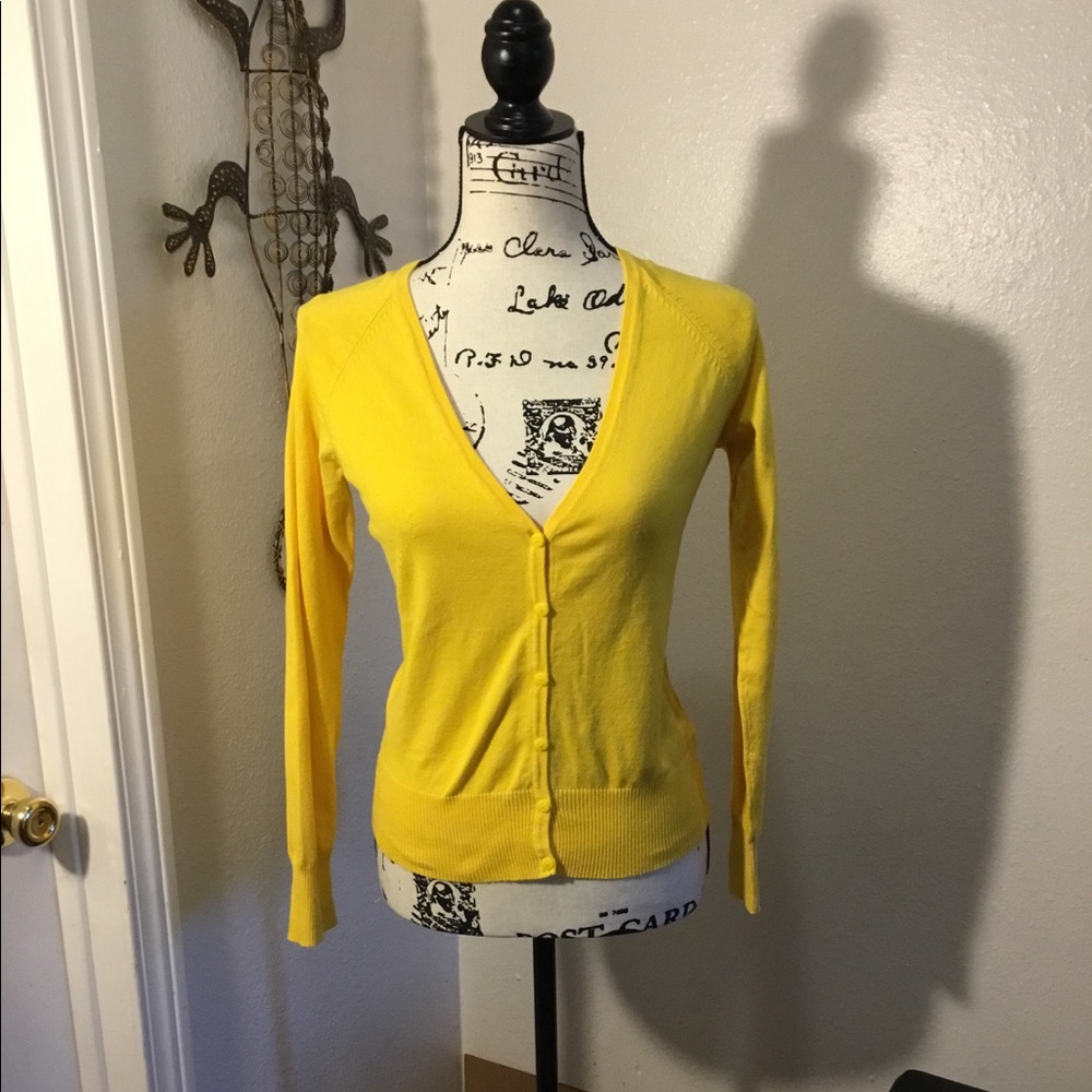 Yellow Cardigan